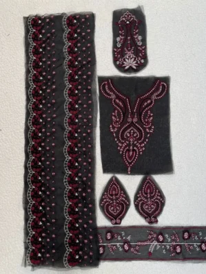 Crimson Black and Maroon Luxe Set