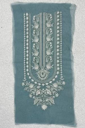 Sapphire Aqua Neckline